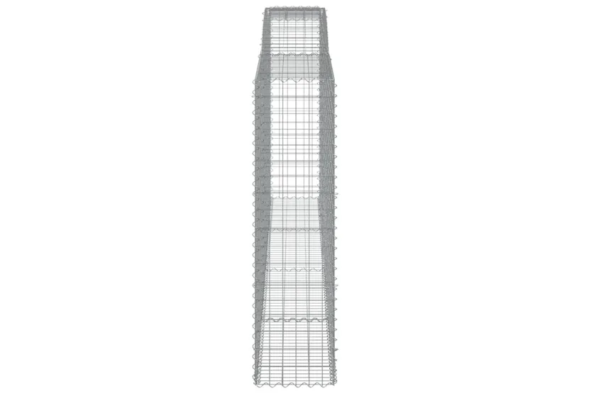vidaXL 3147048 Arched Gabion Baskets 2 Pcs 400x50x180/200cm Galvanised Iron vidaXL 3147048 Arched Gabion Baskets 2 Pcs 400x50x180/200cm Galvanised Iron
