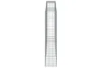 vidaXL 3147074 Arched Gabion Baskets 2 Pcs 400x50x220/240cm Galvanised Iron vidaXL 3147074 Arched Gabion Baskets 2 Pcs 400x50x220/240cm Galvanised Iron