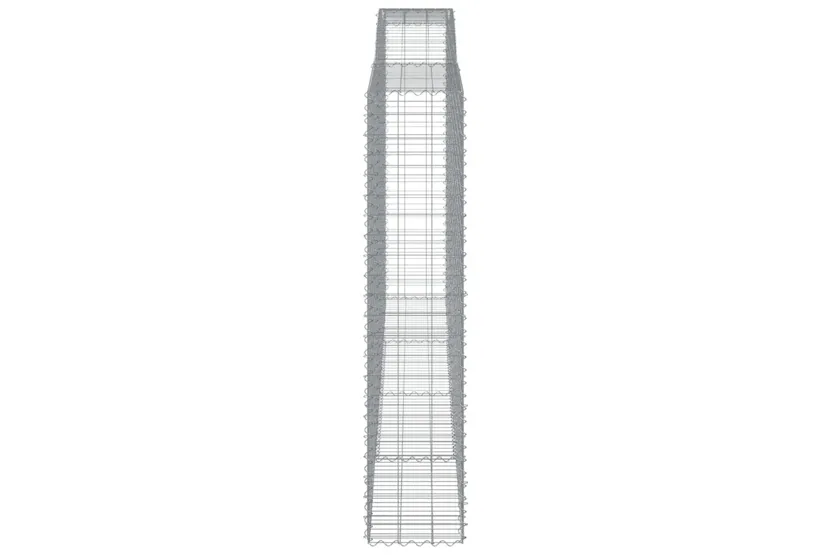 vidaXL 3147074 Arched Gabion Baskets 2 Pcs 400x50x220/240cm Galvanised Iron vidaXL 3147074 Arched Gabion Baskets 2 Pcs 400x50x220/240cm Galvanised Iron