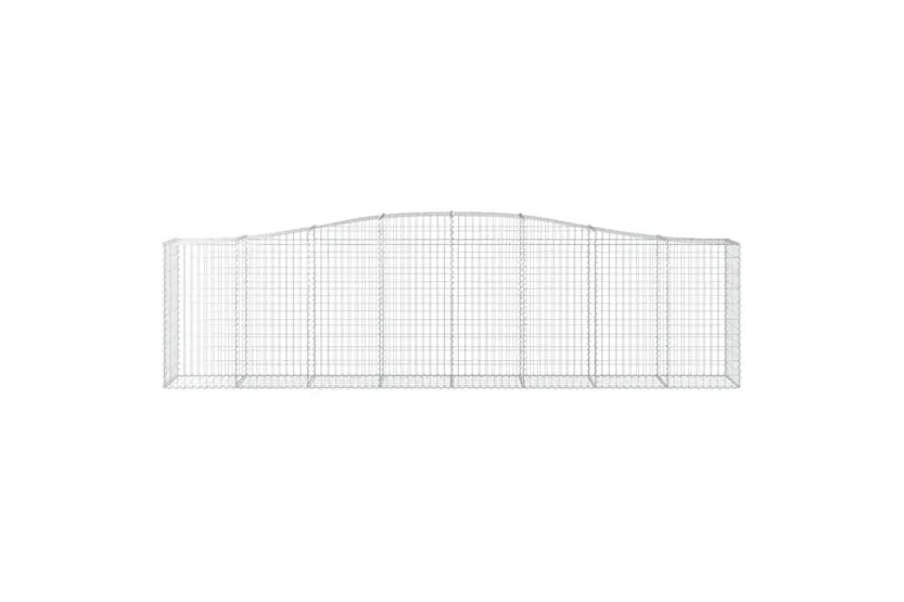 vidaXL 3145960 Arched Gabion Baskets 6 Pcs 400x50x100/120cm Galvanised Iron vidaXL 3145960 Arched Gabion Baskets 6 Pcs 400x50x100/120cm Galvanised Iron
