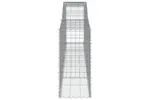 vidaXL 3146999 Arched Gabion Baskets 5 Pcs 400x50x100/120cm Galvanised Iron vidaXL 3146999 Arched Gabion Baskets 5 Pcs 400x50x100/120cm Galvanised Iron