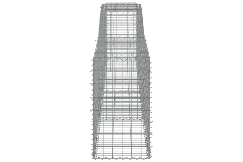 vidaXL 3146989 Arched Gabion Baskets 8 Pcs 400x50x80/100cm Galvanised Iron vidaXL 3146989 Arched Gabion Baskets 8 Pcs 400x50x80/100cm Galvanised Iron