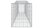 vidaXL 3145934 Arched Gabion Baskets 6 Pcs 400x50x60/80cm Galvanised Iron vidaXL 3145934 Arched Gabion Baskets 6 Pcs 400x50x60/80cm Galvanised Iron