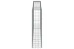 vidaXL 3147049 Arched Gabion Baskets 3 Pcs 400x50x180/200cm Galvanised Iron vidaXL 3147049 Arched Gabion Baskets 3 Pcs 400x50x180/200cm Galvanised Iron