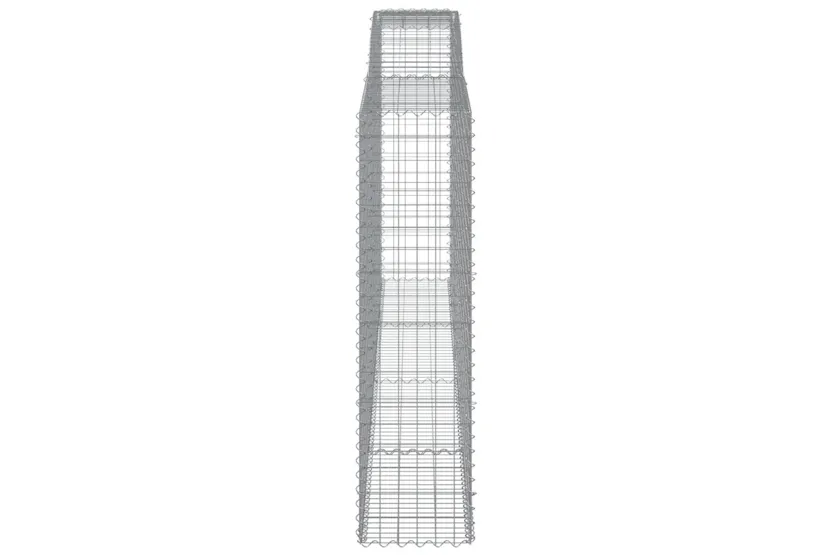 vidaXL 3147049 Arched Gabion Baskets 3 Pcs 400x50x180/200cm Galvanised Iron vidaXL 3147049 Arched Gabion Baskets 3 Pcs 400x50x180/200cm Galvanised Iron