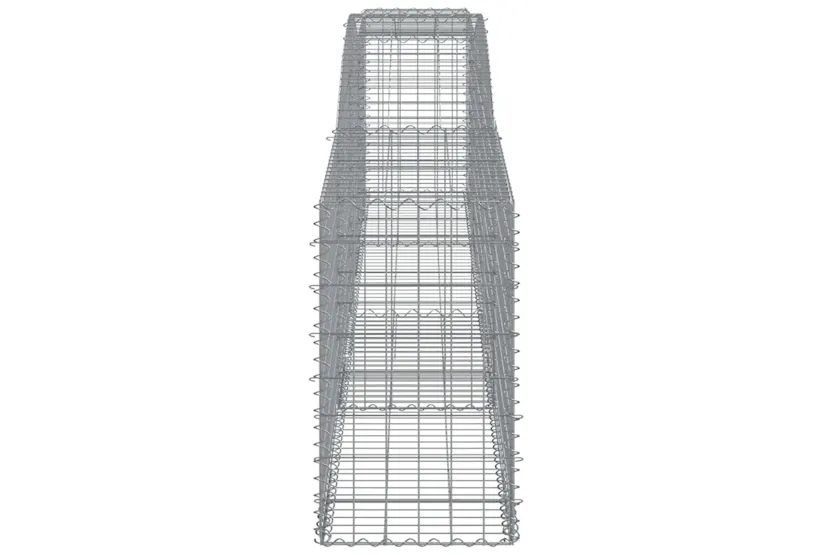vidaXL 3146983 Arched Gabion Baskets 2 Pcs 400x50x80/100cm Galvanised Iron vidaXL 3146983 Arched Gabion Baskets 2 Pcs 400x50x80/100cm Galvanised Iron