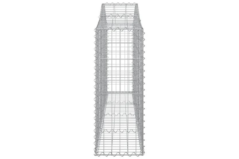 vidaXL 3145414 Arched Gabion Baskets 7 Pcs 200x30x80/100cm Galvanised Iron vidaXL 3145414 Arched Gabion Baskets 7 Pcs 200x30x80/100cm Galvanised Iron