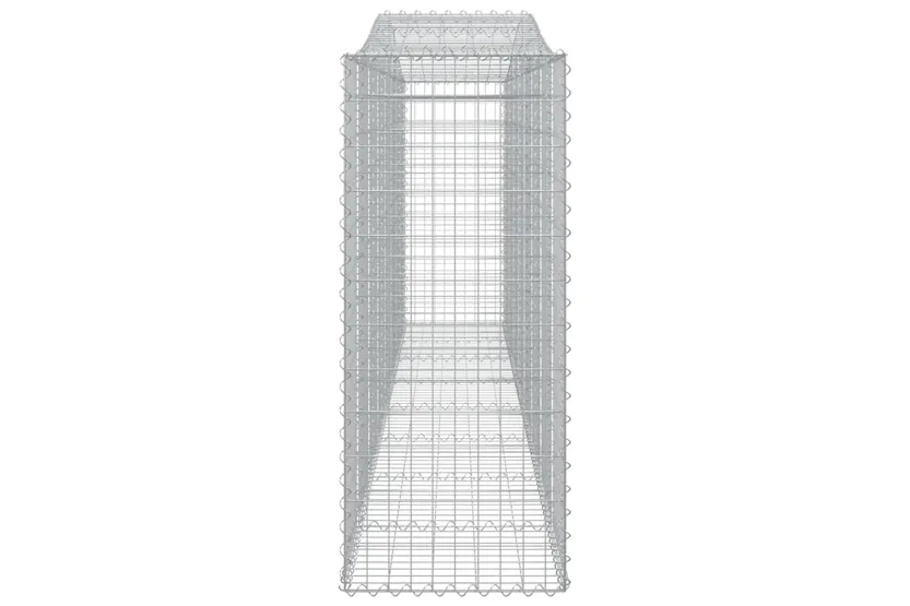vidaXL 153416 Arched Gabion Basket 400x50x120/140cm Galvanised Iron vidaXL 153416 Arched Gabion Basket 400x50x120/140cm Galvanised Iron