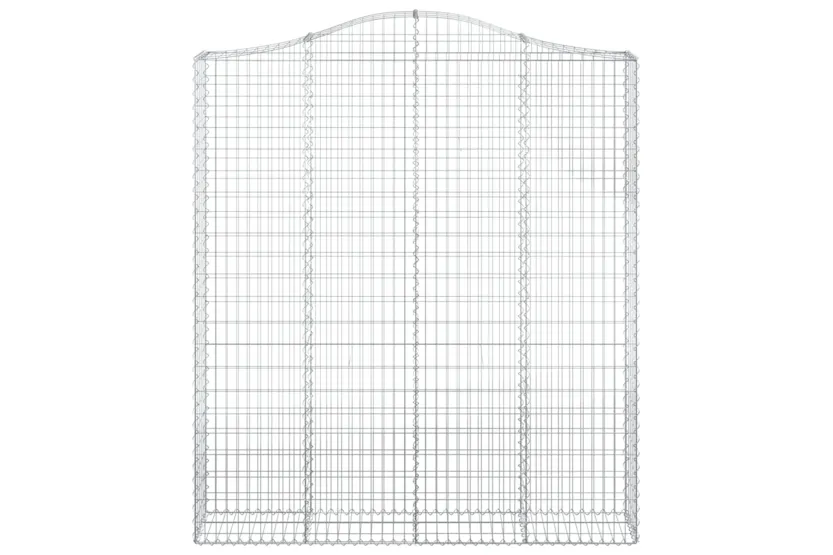 vidaXL 153391 Arched Gabion Basket 200x30x220/240cm Galvanised Iron vidaXL 153391 Arched Gabion Basket 200x30x220/240cm Galvanised Iron