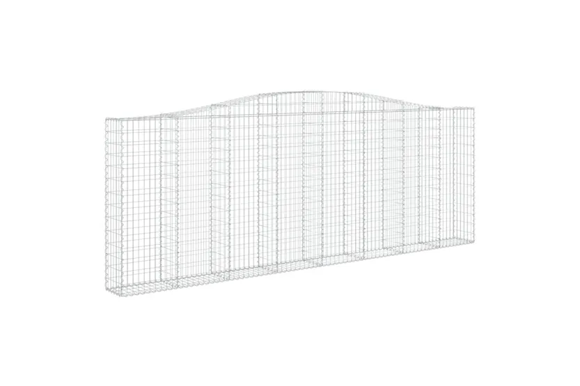 vidaXL 3145853 Arched Gabion Baskets 3 Pcs 400x30x140/160cm Galvanised Iron vidaXL 3145853 Arched Gabion Baskets 3 Pcs 400x30x140/160cm Galvanised Iron