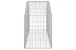 vidaXL 153453 Arched Gabion Basket 150x50x60/80cm Galvanised Iron vidaXL 153453 Arched Gabion Basket 150x50x60/80cm Galvanised Iron