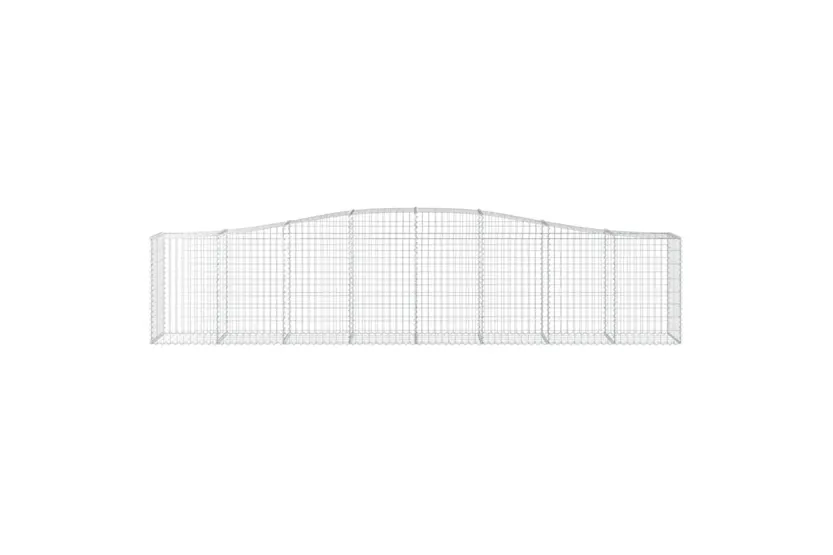 vidaXL 3145947 Arched Gabion Baskets 6 Pcs 400x50x80/100cm Galvanised Iron vidaXL 3145947 Arched Gabion Baskets 6 Pcs 400x50x80/100cm Galvanised Iron