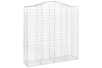 vidaXL 153400 Arched Gabion Basket 200x50x200/220cm Galvanised Iron vidaXL 153400 Arched Gabion Basket 200x50x200/220cm Galvanised Iron