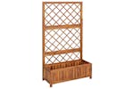 vidaXL 316542 Raised Bed With Trellis 85x38x150cm Solid Acacia Wood vidaXL 316542 Raised Bed With Trellis 85x38x150cm Solid Acacia Wood