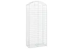 vidaXL 153441 Arched Gabion Basket 100x50x220/240cm Galvanised Iron vidaXL 153441 Arched Gabion Basket 100x50x220/240cm Galvanised Iron