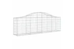 vidaXL 3145392 Arched Gabion Baskets 6 Pcs 200x30x60/80cm Galvanised Iron vidaXL 3145392 Arched Gabion Baskets 6 Pcs 200x30x60/80cm Galvanised Iron