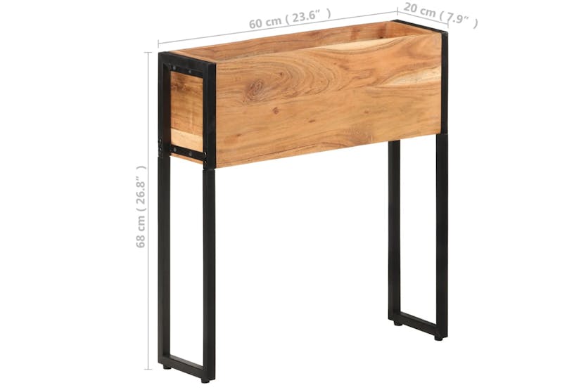 vidaXL 321942 Planter 60x20x68cm Solid Acacia Wood vidaXL 321942 Planter 60x20x68cm Solid Acacia Wood