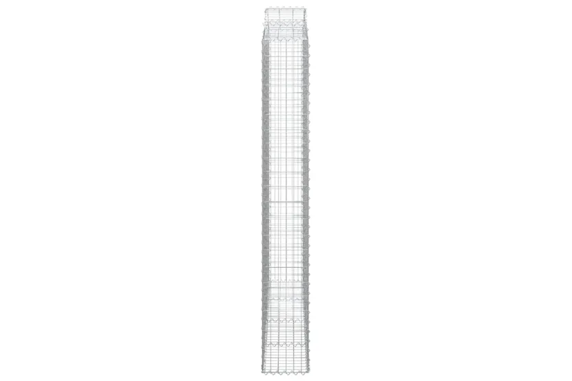 vidaXL 153391 Arched Gabion Basket 200x30x220/240cm Galvanised Iron vidaXL 153391 Arched Gabion Basket 200x30x220/240cm Galvanised Iron