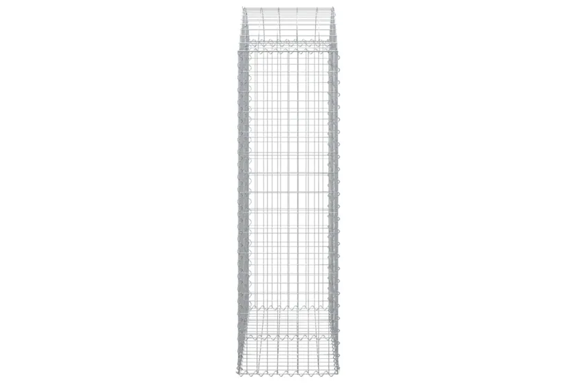vidaXL 153438 Arched Gabion Basket 100x50x160/180cm Galvanised Iron vidaXL 153438 Arched Gabion Basket 100x50x160/180cm Galvanised Iron