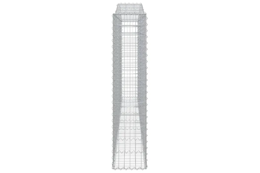 vidaXL 3145853 Arched Gabion Baskets 3 Pcs 400x30x140/160cm Galvanised Iron vidaXL 3145853 Arched Gabion Baskets 3 Pcs 400x30x140/160cm Galvanised Iron