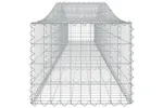 vidaXL 3145921 Arched Gabion Baskets 6 Pcs 400x50x40/60cm Galvanised Iron vidaXL 3145921 Arched Gabion Baskets 6 Pcs 400x50x40/60cm Galvanised Iron