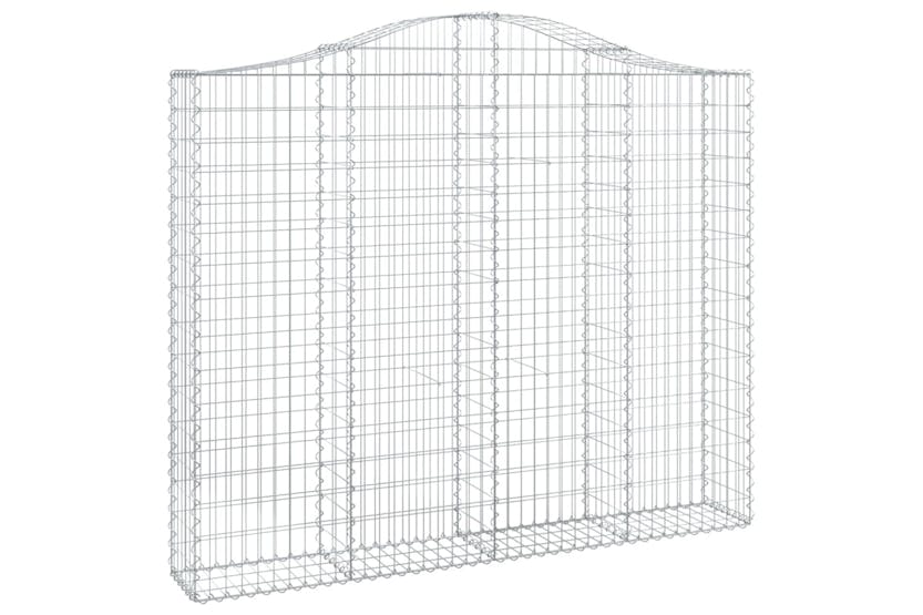 vidaXL 153388 Arched Gabion Basket 200x30x160/180cm Galvanised Iron vidaXL 153388 Arched Gabion Basket 200x30x160/180cm Galvanised Iron