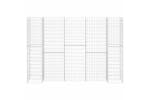 vidaXL 145665 H-shaped Gabion Planter Steel Wire 260x40x200cm vidaXL 145665 H-shaped Gabion Planter Steel Wire 260x40x200cm