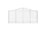 vidaXL 3145414 Arched Gabion Baskets 7 Pcs 200x30x80/100cm Galvanised Iron vidaXL 3145414 Arched Gabion Baskets 7 Pcs 200x30x80/100cm Galvanised Iron