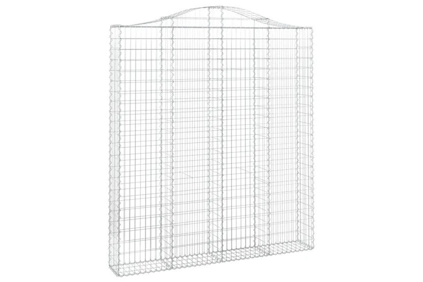 vidaXL 153391 Arched Gabion Basket 200x30x220/240cm Galvanised Iron vidaXL 153391 Arched Gabion Basket 200x30x220/240cm Galvanised Iron