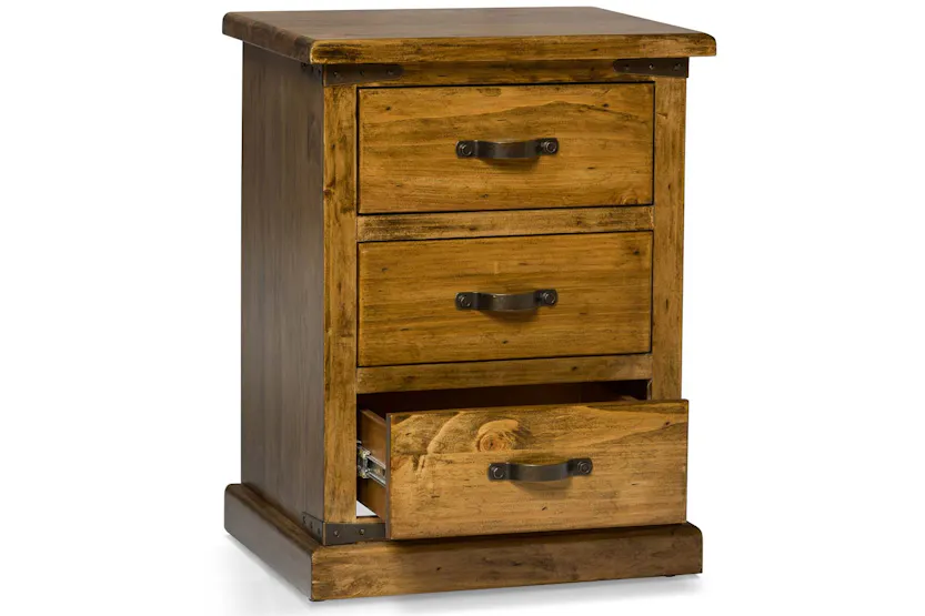 Galveston Bedside Locker | 3 Drawer | Natural Galveston Bedside Locker | 3 Drawer | Natural