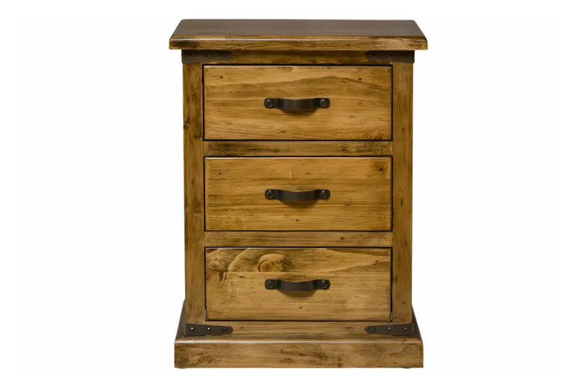 Galveston Bedside Locker | 3 Drawer | Natural Galveston Bedside Locker | 3 Drawer | Natural
