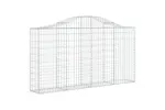 vidaXL 3145431 Arched Gabion Baskets 3 Pcs 200x30x100/120cm Galvanised Iron vidaXL 3145431 Arched Gabion Baskets 3 Pcs 200x30x100/120cm Galvanised Iron