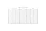 vidaXL 153410 Arched Gabion Basket 400x30x200/220cm Galvanised Iron vidaXL 153410 Arched Gabion Basket 400x30x200/220cm Galvanised Iron