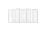 vidaXL 153409 Arched Gabion Basket 400x30x180/200cm Galvanised Iron vidaXL 153409 Arched Gabion Basket 400x30x180/200cm Galvanised Iron