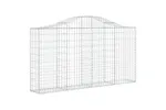 vidaXL 3145445 Arched Gabion Baskets 20 Pcs 200x30x100/120cm Galvanised Iron vidaXL 3145445 Arched Gabion Baskets 20 Pcs 200x30x100/120cm Galvanised Iron