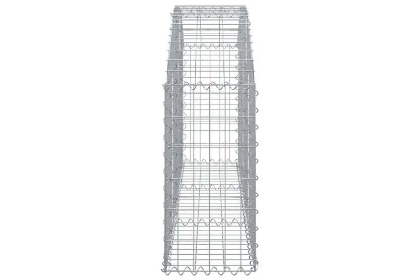 vidaXL 153443 Arched Gabion Basket 150x30x60/80cm Galvanised Iron vidaXL 153443 Arched Gabion Basket 150x30x60/80cm Galvanised Iron