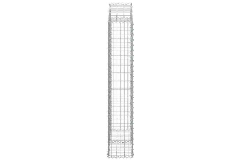 vidaXL 153428 Arched Gabion Basket 100x30x160/180cm Galvanised Iron vidaXL 153428 Arched Gabion Basket 100x30x160/180cm Galvanised Iron