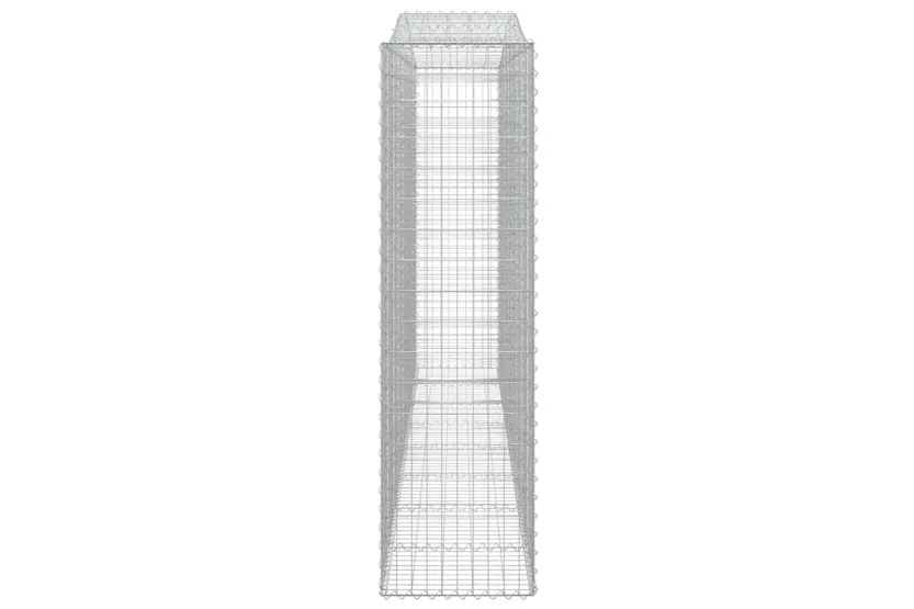 vidaXL 153419 Arched Gabion Basket 400x50x180/200cm Galvanised Iron vidaXL 153419 Arched Gabion Basket 400x50x180/200cm Galvanised Iron