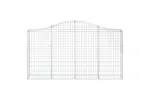 vidaXL 3145445 Arched Gabion Baskets 20 Pcs 200x30x100/120cm Galvanised Iron vidaXL 3145445 Arched Gabion Baskets 20 Pcs 200x30x100/120cm Galvanised Iron