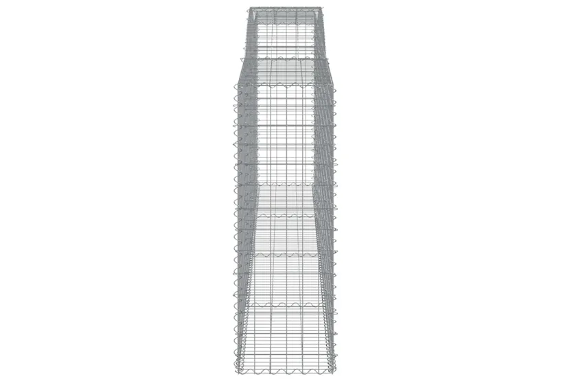 vidaXL 3147025 Arched Gabion Baskets 5 Pcs 400x50x140/160cm Galvanised Iron vidaXL 3147025 Arched Gabion Baskets 5 Pcs 400x50x140/160cm Galvanised Iron