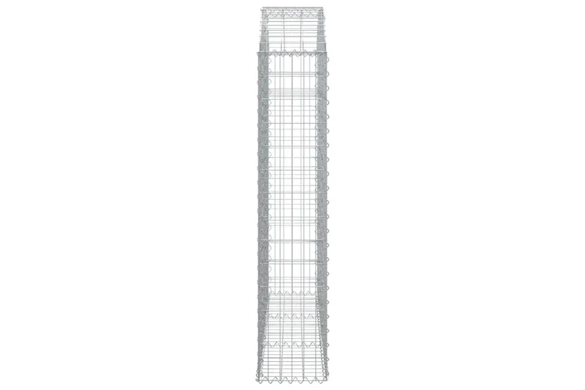 vidaXL 153447 Arched Gabion Basket 150x30x140/160cm Galvanised Iron vidaXL 153447 Arched Gabion Basket 150x30x140/160cm Galvanised Iron
