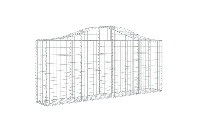 vidaXL 3145413 Arched Gabion Baskets 6 Pcs 200x30x80/100cm Galvanised Iron vidaXL 3145413 Arched Gabion Baskets 6 Pcs 200x30x80/100cm Galvanised Iron