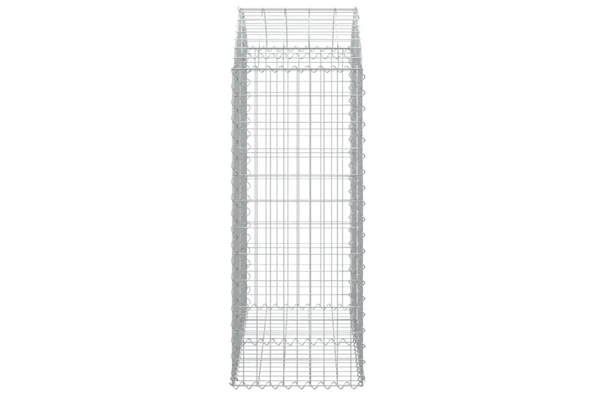 vidaXL 153436 Arched Gabion Basket 100x50x120/140cm Galvanised Iron vidaXL 153436 Arched Gabion Basket 100x50x120/140cm Galvanised Iron