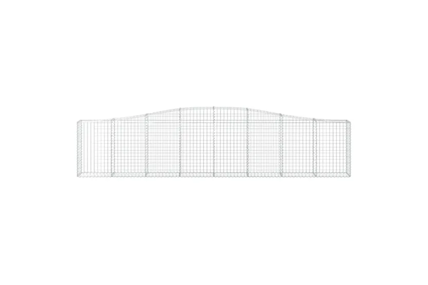 vidaXL 3145822 Arched Gabion Baskets 15 Pcs 400x30x80/100cm Galvanised Iron vidaXL 3145822 Arched Gabion Baskets 15 Pcs 400x30x80/100cm Galvanised Iron