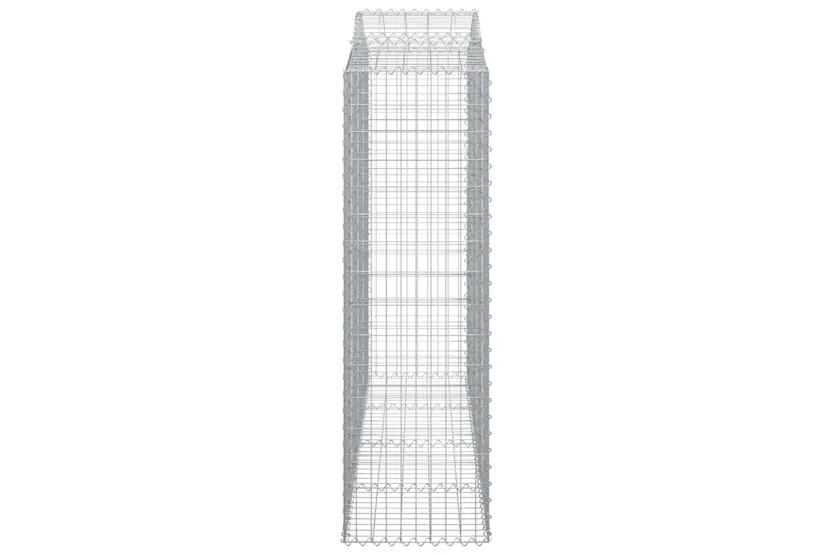 vidaXL 3145703 Arched Gabion Baskets 2 Pcs 200x50x160/180cm Galvanised Iron vidaXL 3145703 Arched Gabion Baskets 2 Pcs 200x50x160/180cm Galvanised Iron