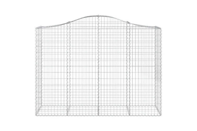vidaXL 3145683 Arched Gabion Baskets 3 Pcs 200x50x140/160cm Galvanised Iron vidaXL 3145683 Arched Gabion Baskets 3 Pcs 200x50x140/160cm Galvanised Iron