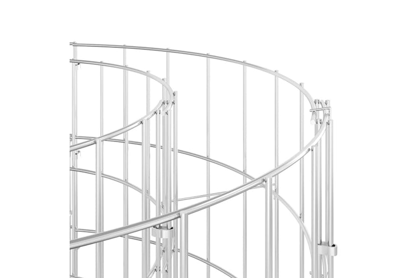 vidaXL 152048 Gabion Raised Bed Galvanised Iron 500x100x100cm vidaXL 152048 Gabion Raised Bed Galvanised Iron 500x100x100cm