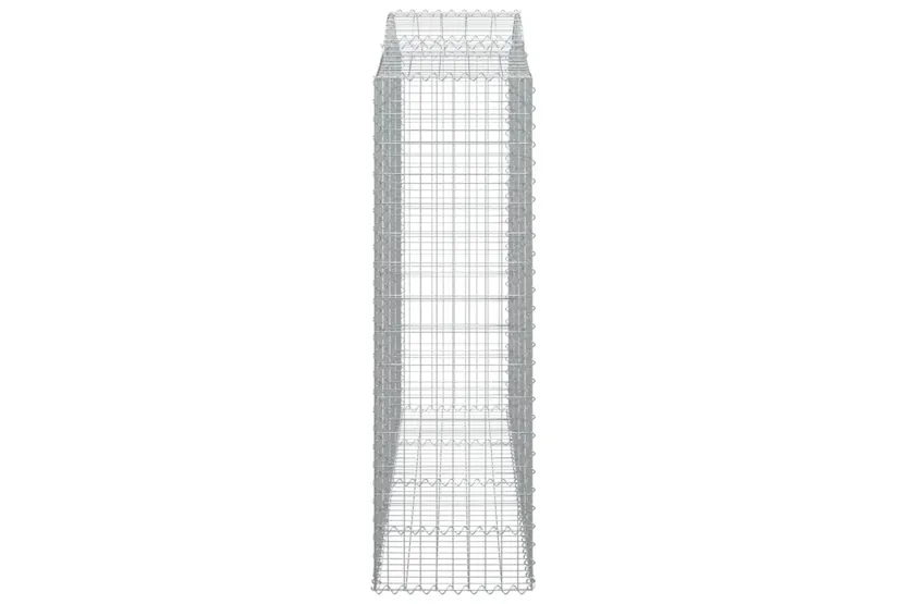 vidaXL 3145705 Arched Gabion Baskets 4 Pcs 200x50x160/180cm Galvanised Iron vidaXL 3145705 Arched Gabion Baskets 4 Pcs 200x50x160/180cm Galvanised Iron