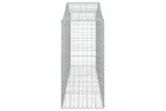 vidaXL 3145668 Arched Gabion Baskets 9 Pcs 200x50x120/140cm Galvanised Iron vidaXL 3145668 Arched Gabion Baskets 9 Pcs 200x50x120/140cm Galvanised Iron