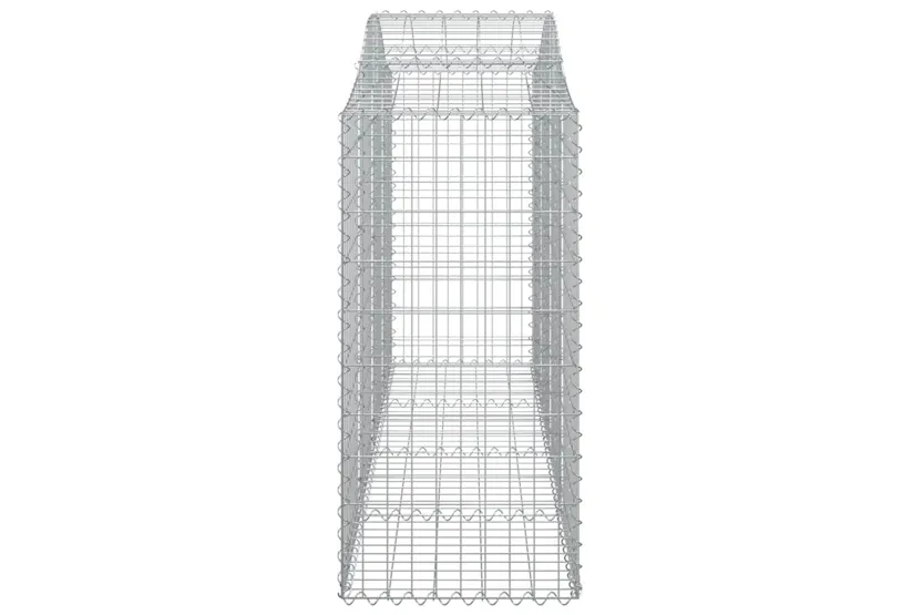 vidaXL 3145668 Arched Gabion Baskets 9 Pcs 200x50x120/140cm Galvanised Iron vidaXL 3145668 Arched Gabion Baskets 9 Pcs 200x50x120/140cm Galvanised Iron
